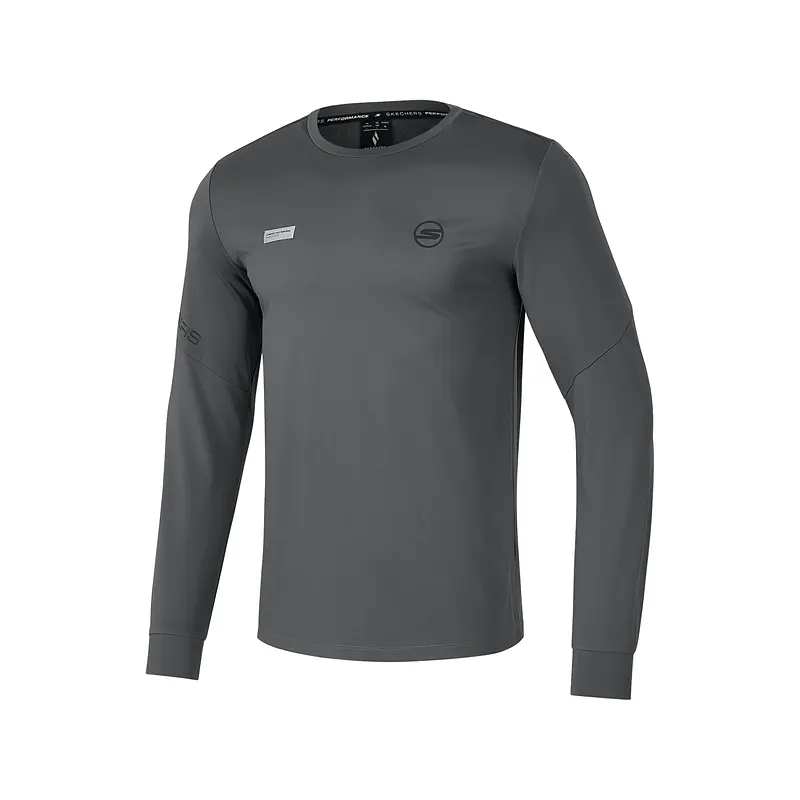 

Футболка GODRI мужская iron door gray Skechers, серый