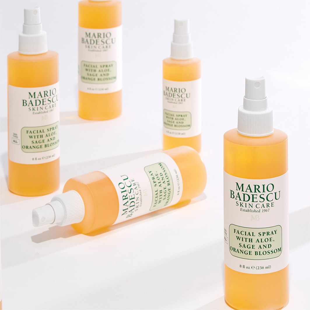 Спрей для лица face spa facial spray with aloe, sage and orange blossom Mario Badescu, facial spray with aloe, sage and orange blossom — фото 4