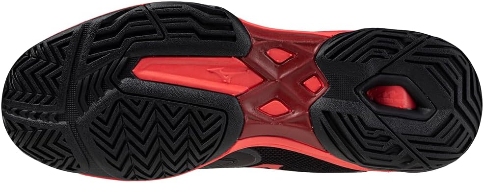 Мужские кроссовки Mizuno Wave Exceed Light 2 Ac, черный/красный — фото 2