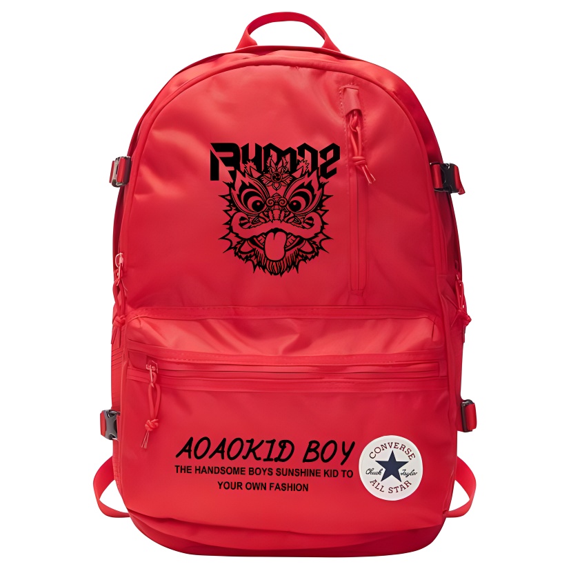 

Converse Полиэстеровый рюкзак унисекс красный, Lion