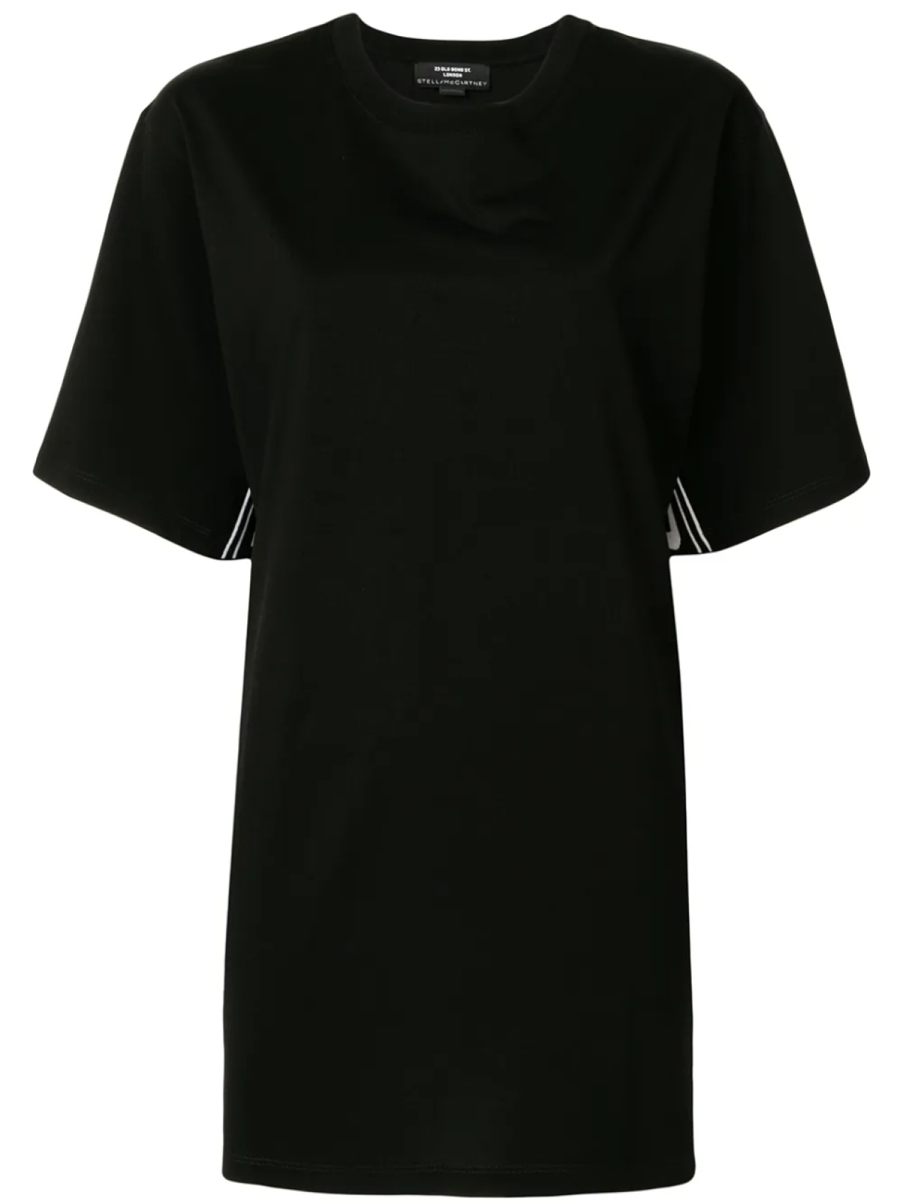 

Stella McCartney футболка оверсайз с логотипом, черный