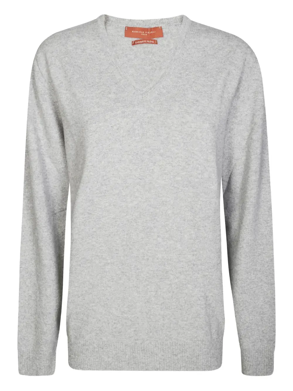 

Свитер с V-образным вырезом Daniele Fiesoli, серый