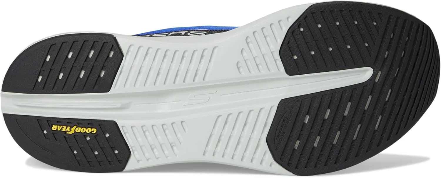 Мужские кроссовки Skechers Max Cushioning Glide-step, синий/оранжевый — фото 4
