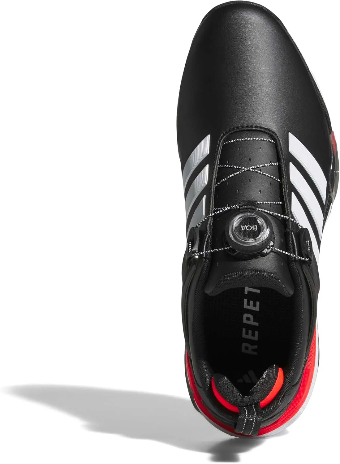 Мужские кроссовки Adidas Adipower 26 без шипов с системой Boa, черный/белый/красный — фото 3