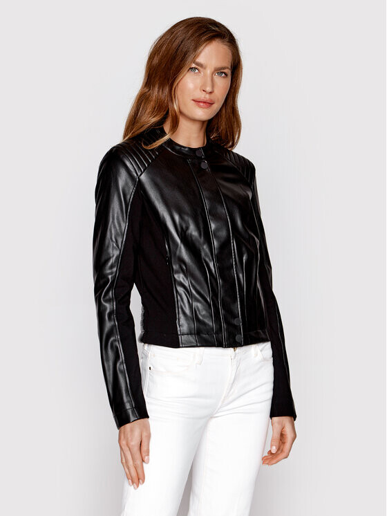 

Куртка из искусственной кожи, стандартного кроя Guess, черный