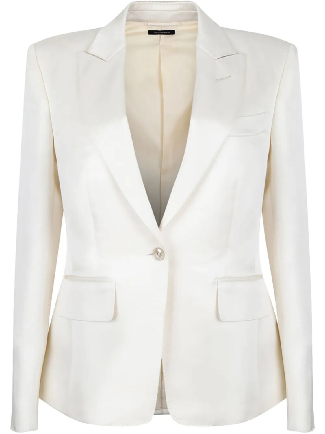 

Однобортный пиджак TOM FORD, белый