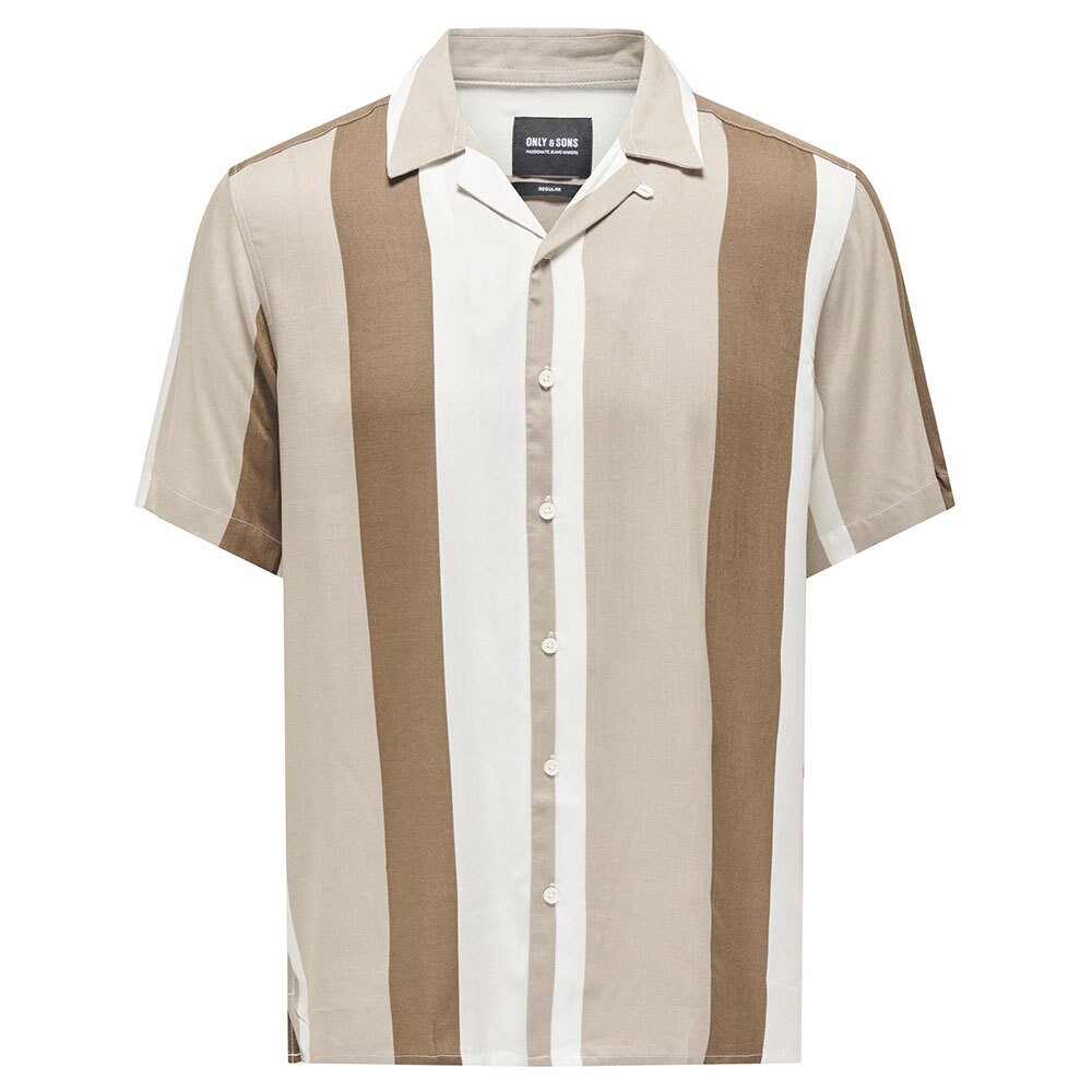 

Рубашка с коротким рукавом Only & Sons Wayne Life Reg, бежевый