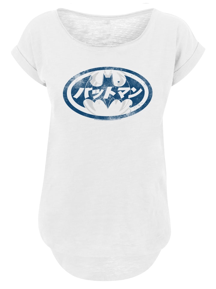 

Удлиненная футболка DC Comics Batman с японским логотипом, белая F4NT4STIC, Белый, Удлиненная футболка DC Comics Batman с японским логотипом, белая F4NT4STIC