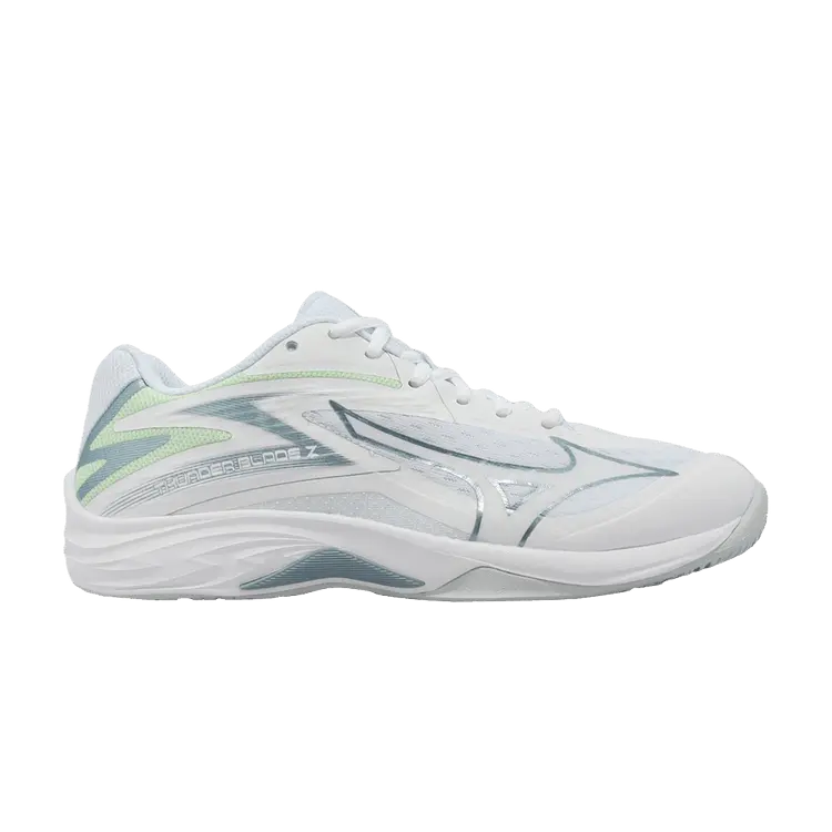

Кроссовки Mizuno Wmns Thunder Blade Z White Patina Green, белый