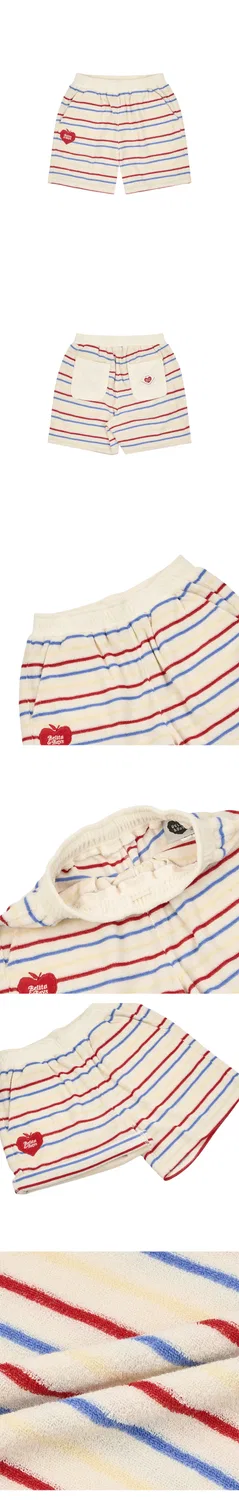 Детские махровые шорты Bubble Apple Rainbow Stripe от Belita&Boys — фото 4