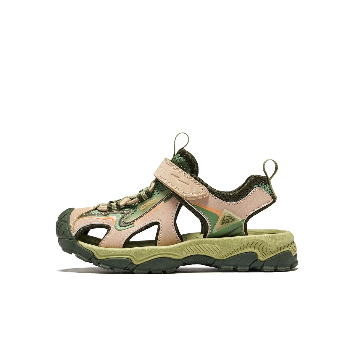 

ERKE KIDS Дышащие быстросохнущие сандалии Low Top Emerald Oat для детей