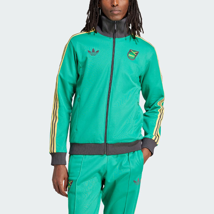 Куртка мужская Jamaica Beckenbauer, цвет зеленый Adidas Originals, зеленый — фото 2