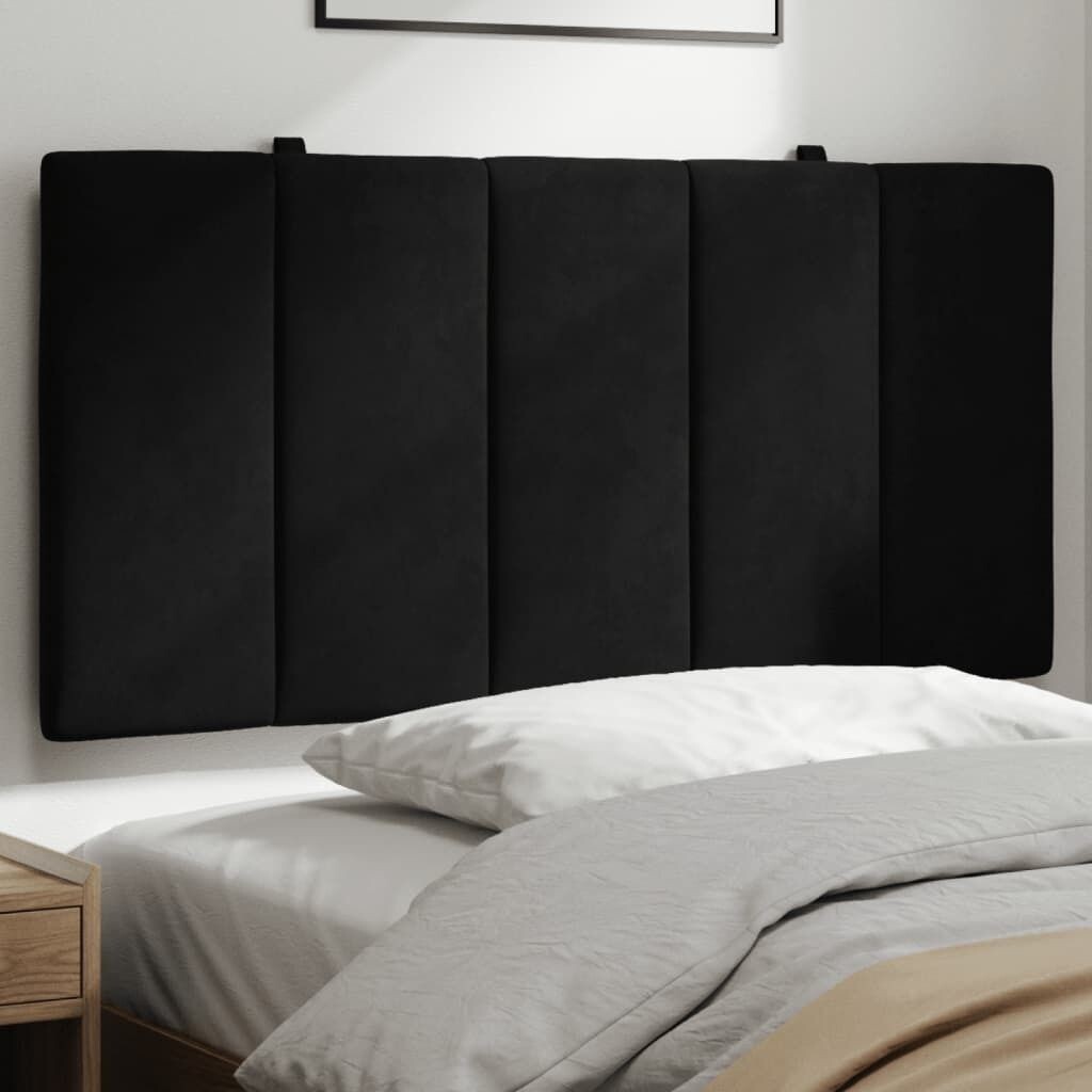 

Подушка на изголовье черная бархатная 100 см DKD HOME DECOR, черный