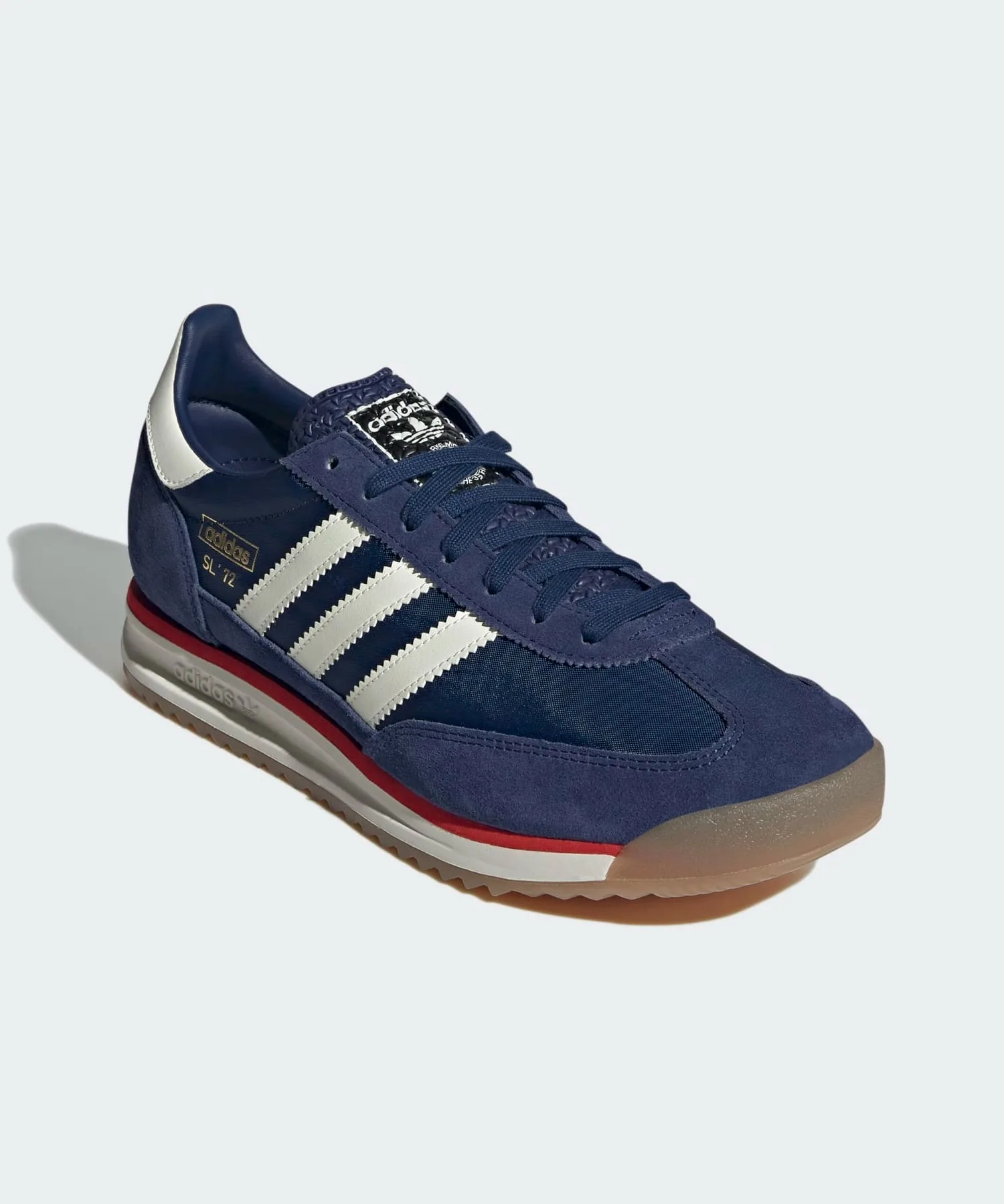 Кроссовки adidas Originals SL 72 RS ретро стиль синий — фото 4