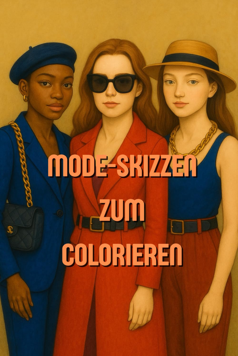 

MODE SKIZZEN ZUM COLORIEREN: Ob Anfänger oder Profi - hier findet jeder seinen kreativen Flow (German Edition) (Independently published)