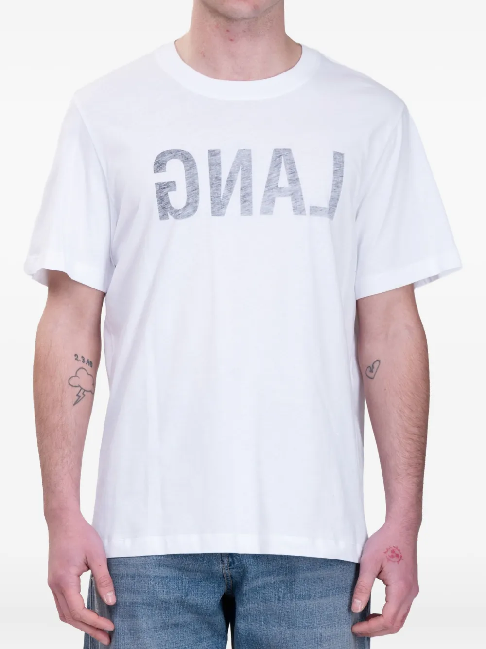 

Футболка Lang Helmut Lang, белый