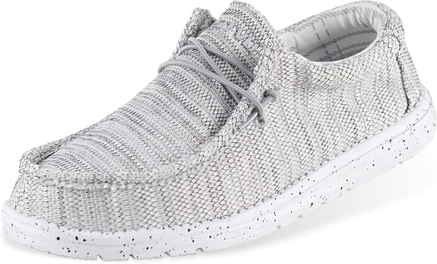 

Мужские широкие лоферы и слипоны ASITVO, Большие размеры повседневной обуви на каждый день, Широкий носок, белый/серый