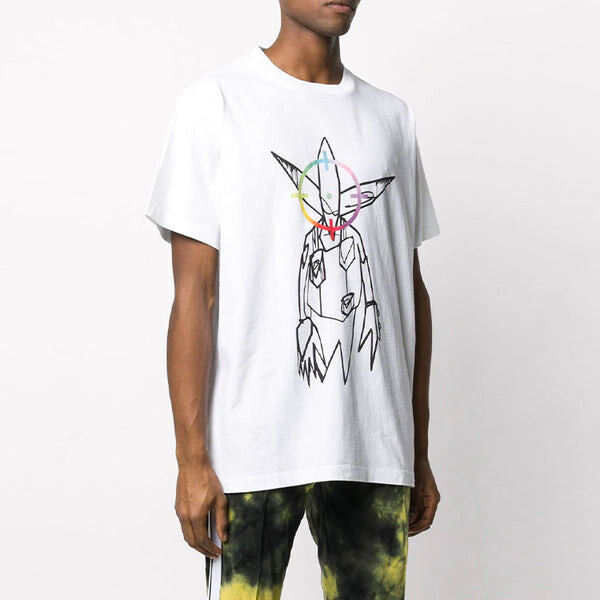 Футболка futura alien s s over tee Off-White, белый — фото 2