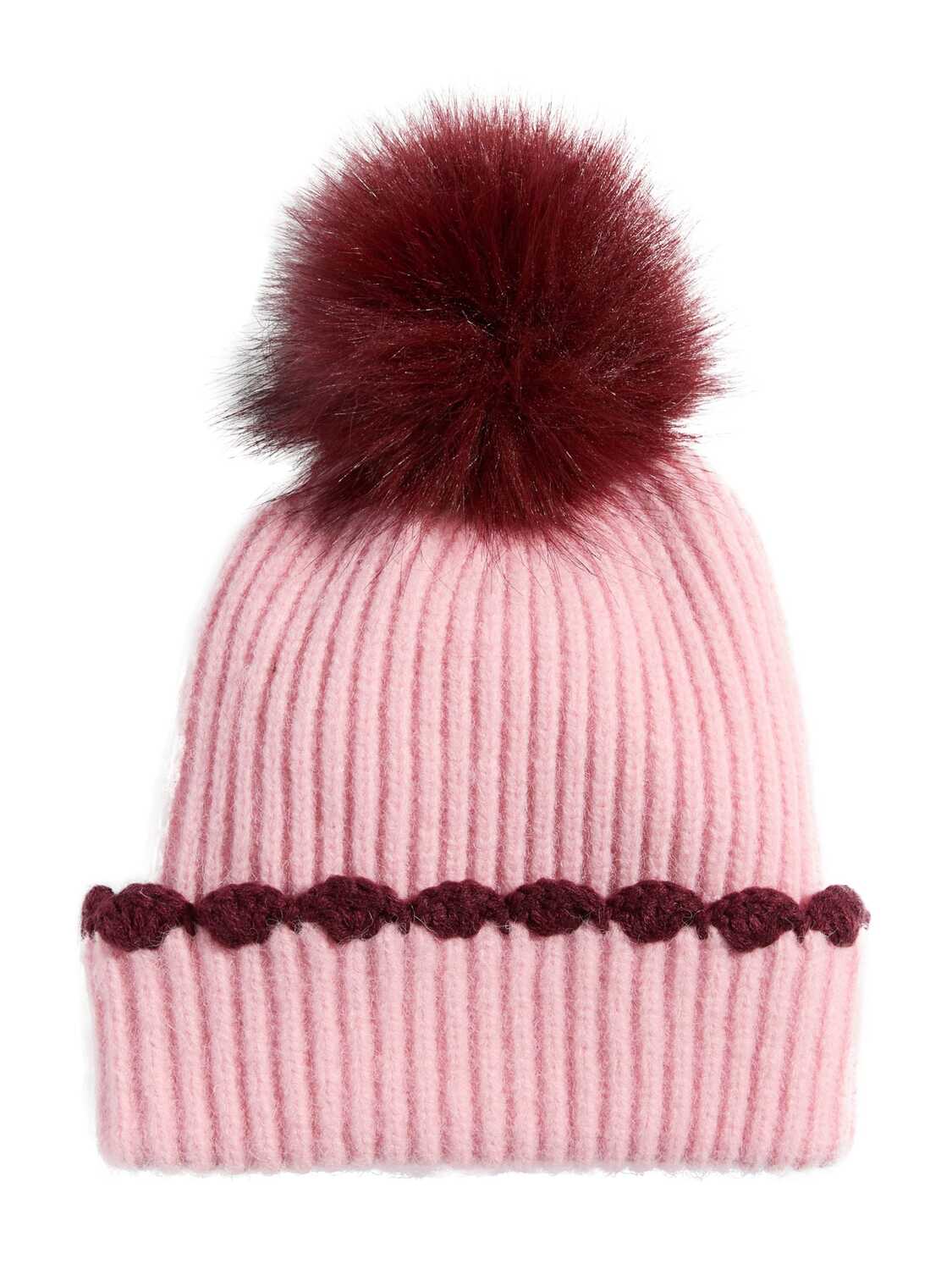 

Love & roses Шапка в светло-розовом цвете