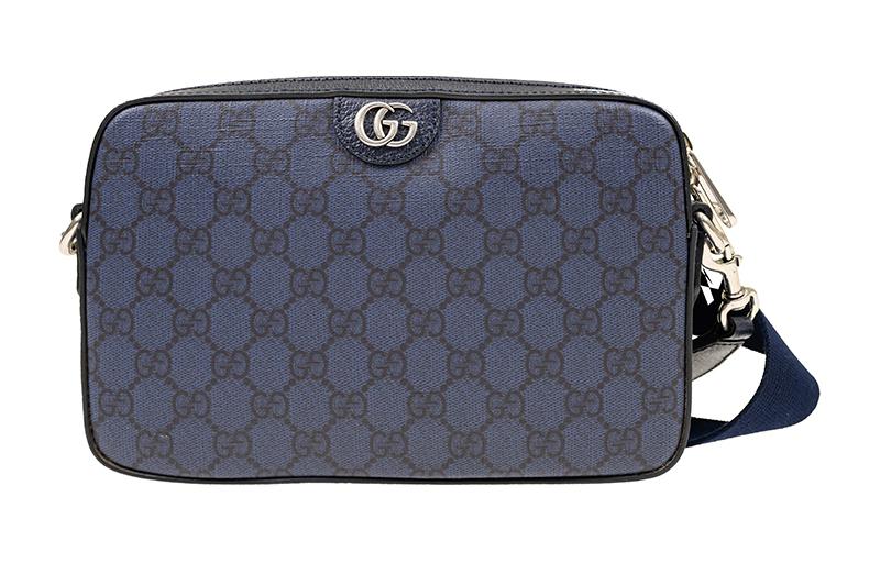 

Ophidia Canvas With Leather Trim Сумка через плечо, Мужская GUCCI