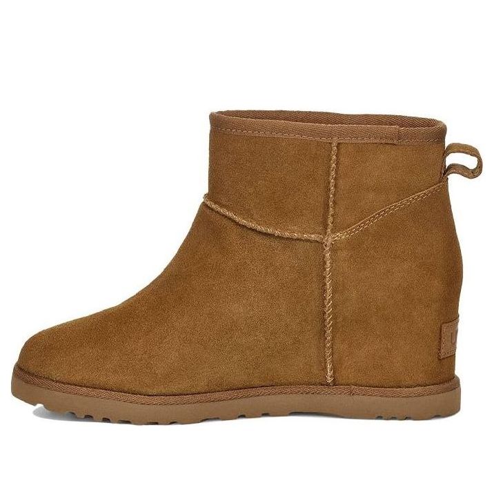 Ботинки зимние UGG WMNS Classic Femme Mini, коричневый