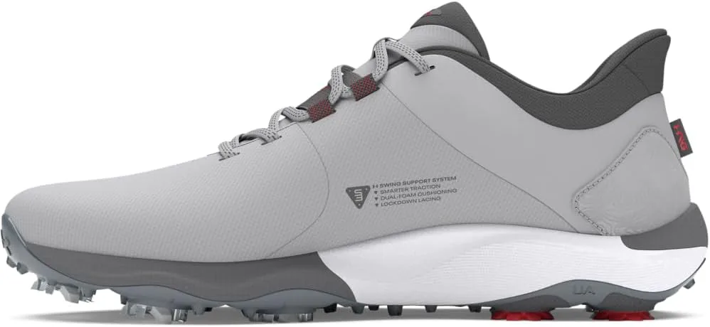 Мужские гольфтуфли Under Armour Drive Pro Wide, серый — фото 2