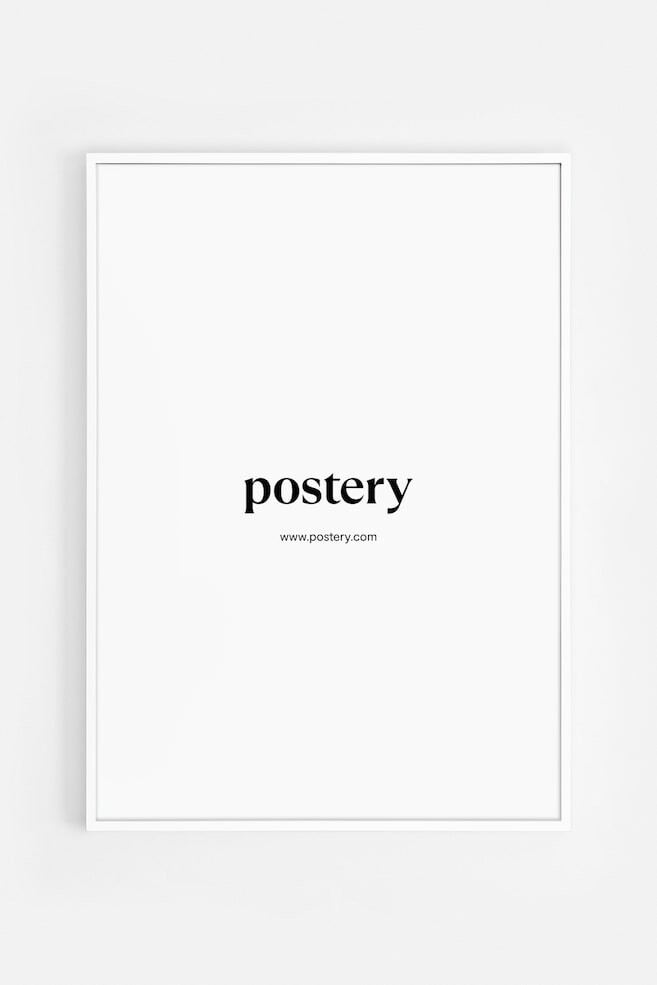 

Алюминиевая фоторамка премиум класса Postery, 50x70 см, белый