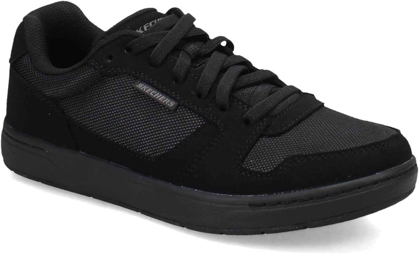 Мужские кроссовки Skechers Relaxed Fit Watab Shred Treads с противоскользящей подошвой, черный