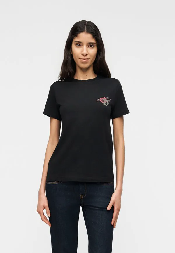 Футболка с принтом Diesel, Black