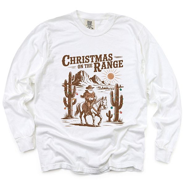 

Футболка с длинным рукавом и принтом Christmas on the range для женщин Simply Sage Market, White, Белый, Футболка с длинным рукавом и принтом Christmas on the range для женщин Simply Sage Market, White