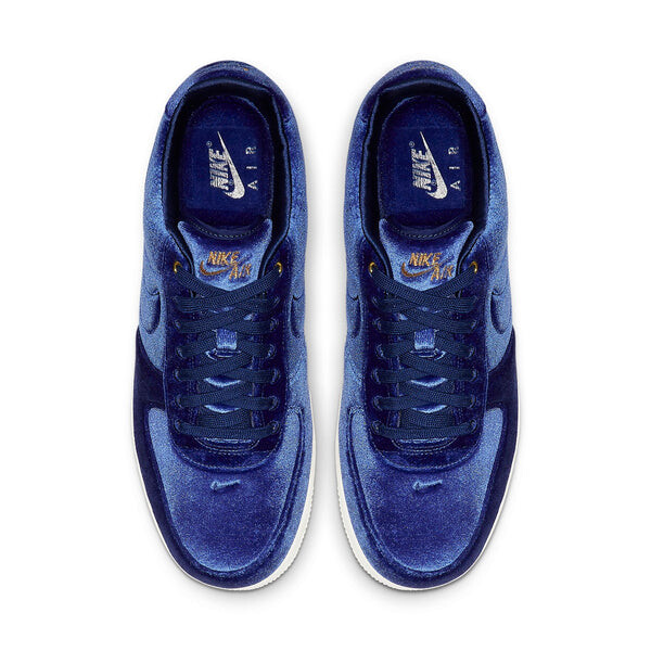Кроссовки air force 1 low '07 premium 'blue velour' Nike, синий — фото 4
