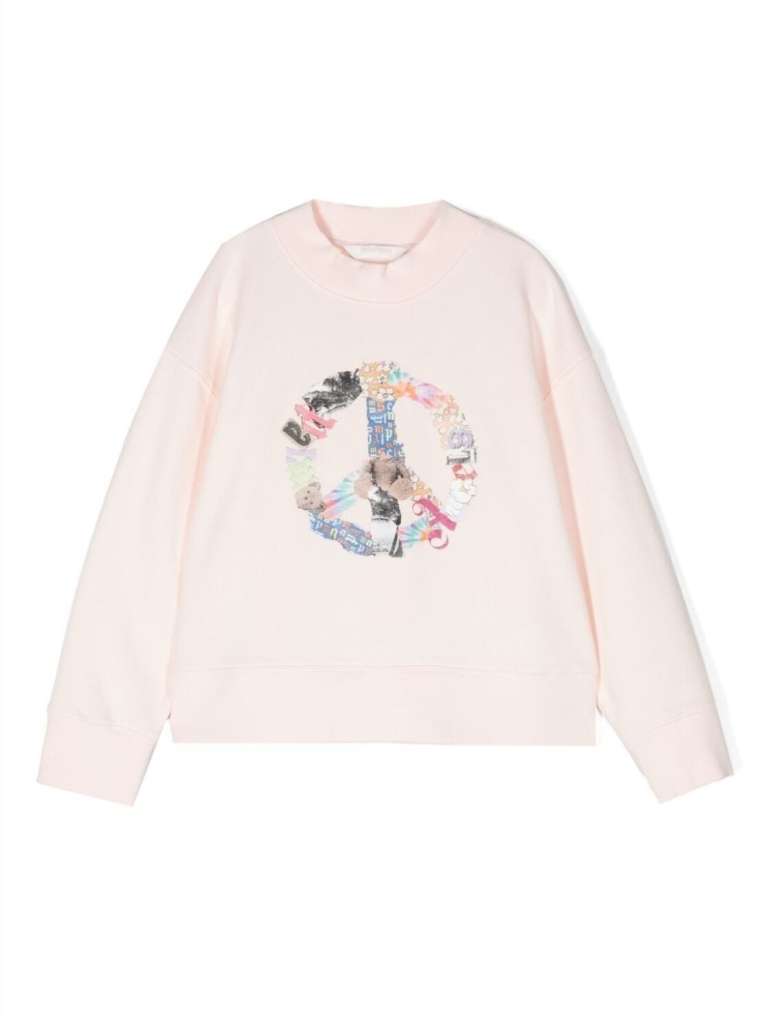 

Palm Angels Kids толстовка с графичным принтом, розовый