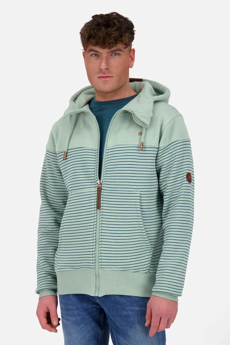 

Толстовка с капюшоном Alife & Kickin "HurricaneAK Z Sweat Jacket мужская толстовка с капюшоном, толстовка", цвет Alpine Frost Melange
