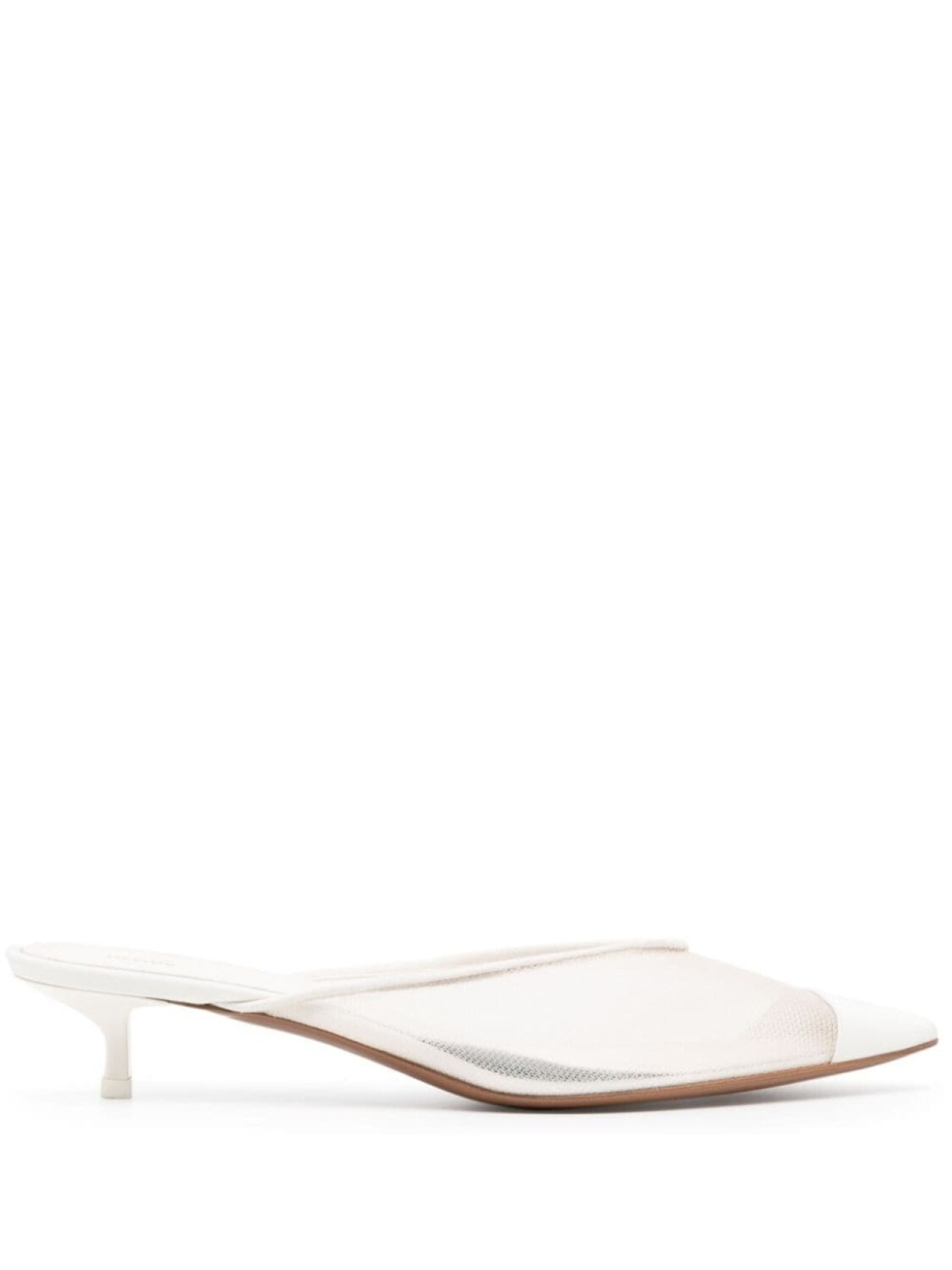 

NEOUS Macondo 50mm leather mules, белый