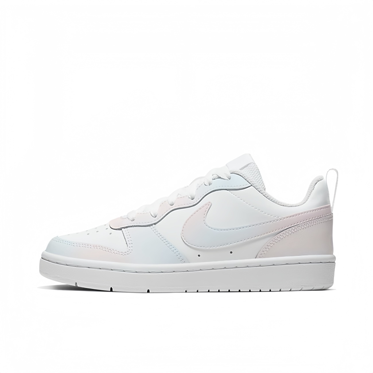 

Детские скейтерские кроссовки Court Borough для младших школьников Nike, белый/синий/розовый