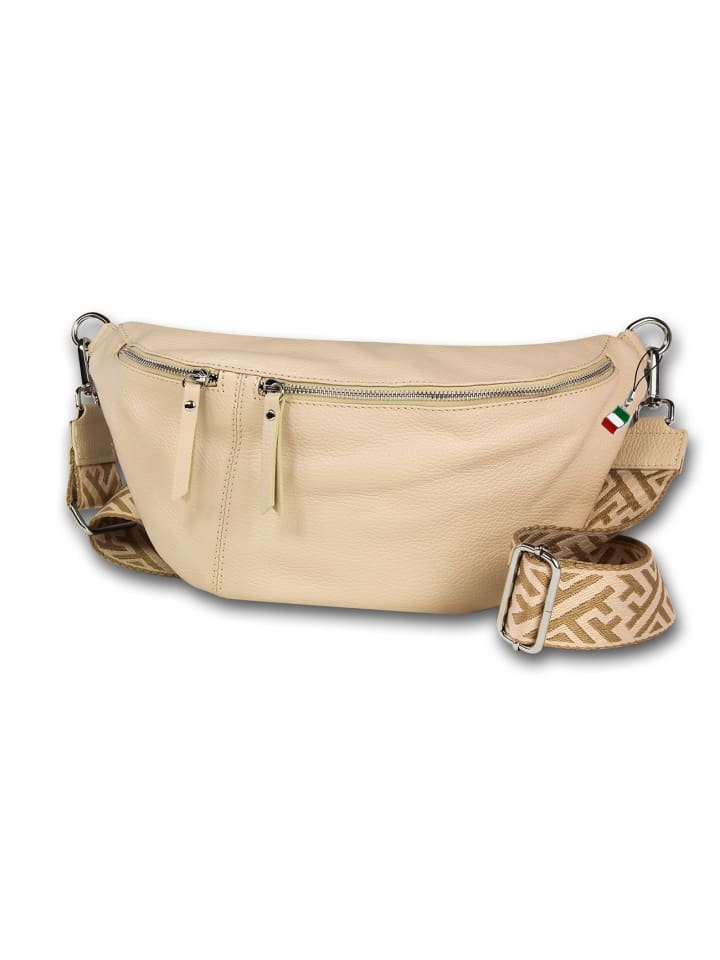 

Кожаная поясная сумка Florence бежевого цвета примерно 37 см Florence