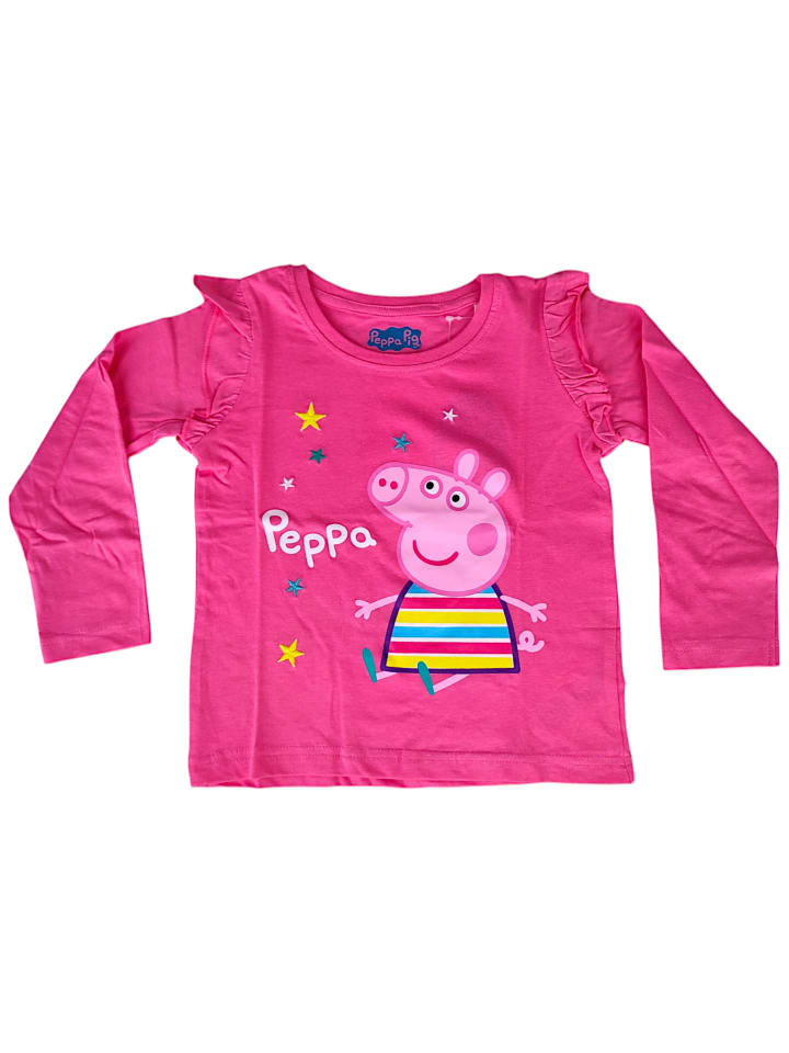 

Рубашка с длинным рукавом Peppa Pig, розовый