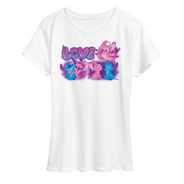 

Футболка Lilo & Stitch женская Love Grid Disney, White, Белый, Футболка Lilo & Stitch женская Love Grid Disney, White