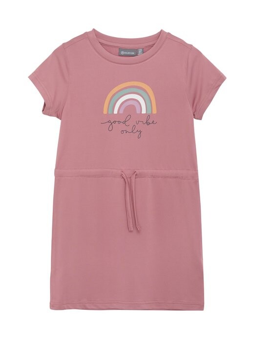 

Платье-Коде с принтом Colorkids, розовый