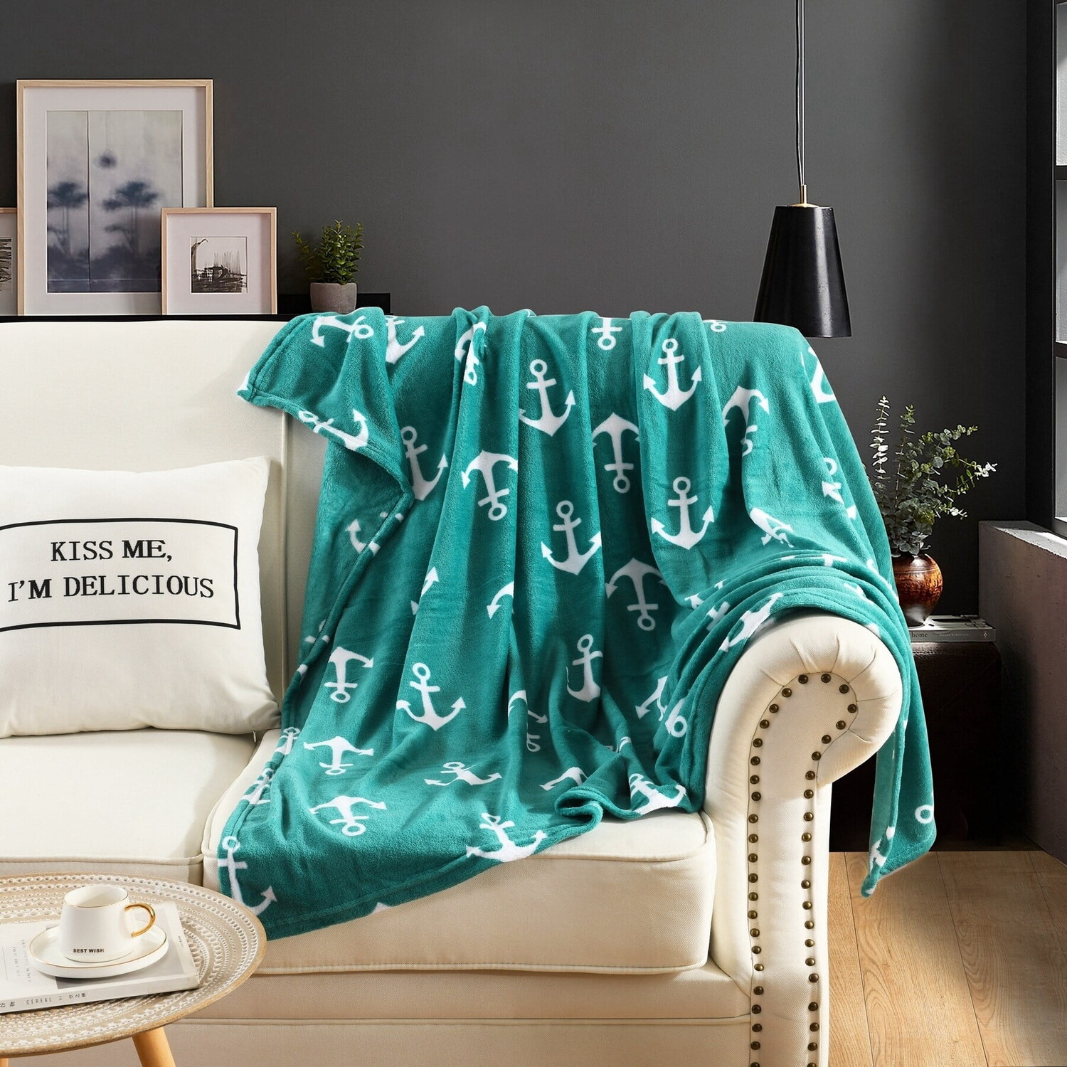 

Одеяло флисовое Anchor Bed Bath & Beyond, бирюзовый