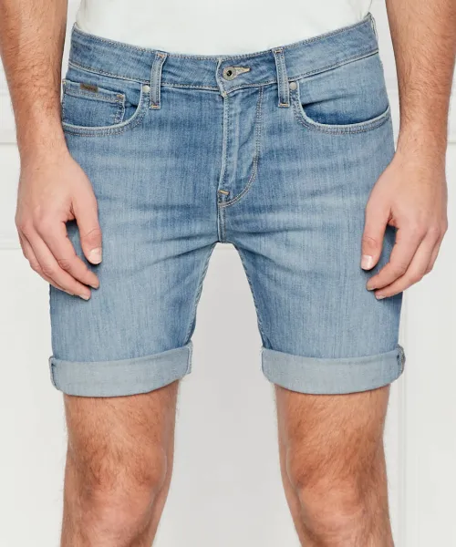 

Джинсовые шорты Slim fit Pepe Jeans London, синий