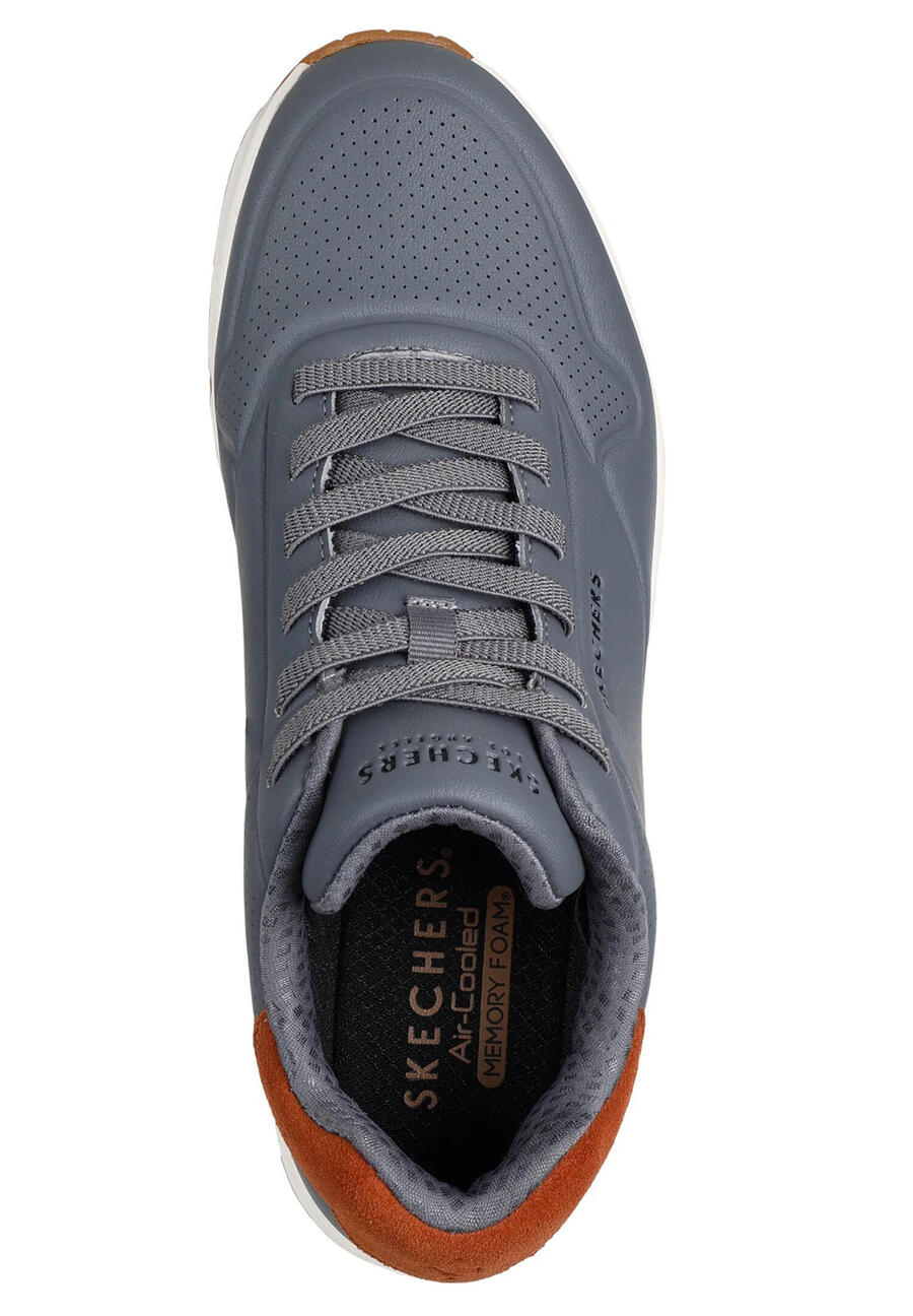 Мужские уличные кроссовки Skechers UNO Tailored Air 183007, серые — фото 3