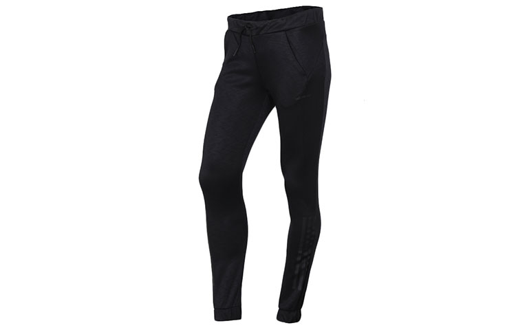 Спортивные брюки облегающего кроя черные Adidas Neo — фото 2