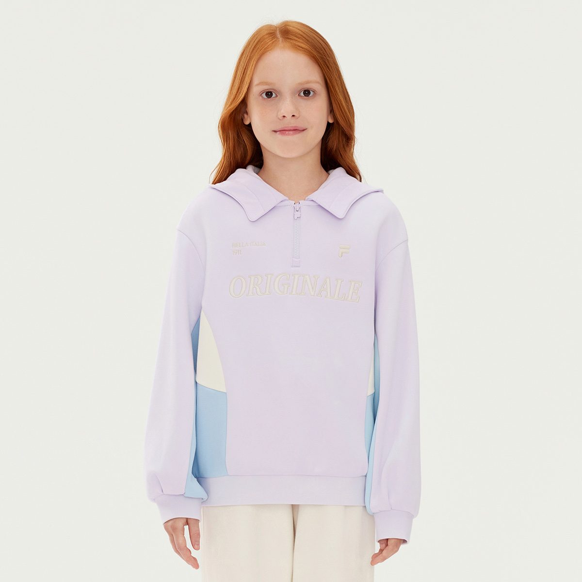 Свитшот FILA KIDS, светло-розовый — фото 4