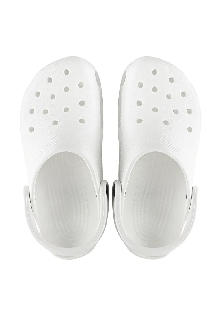 Кроксы, классические клоги, белые, Crocs — фото 3