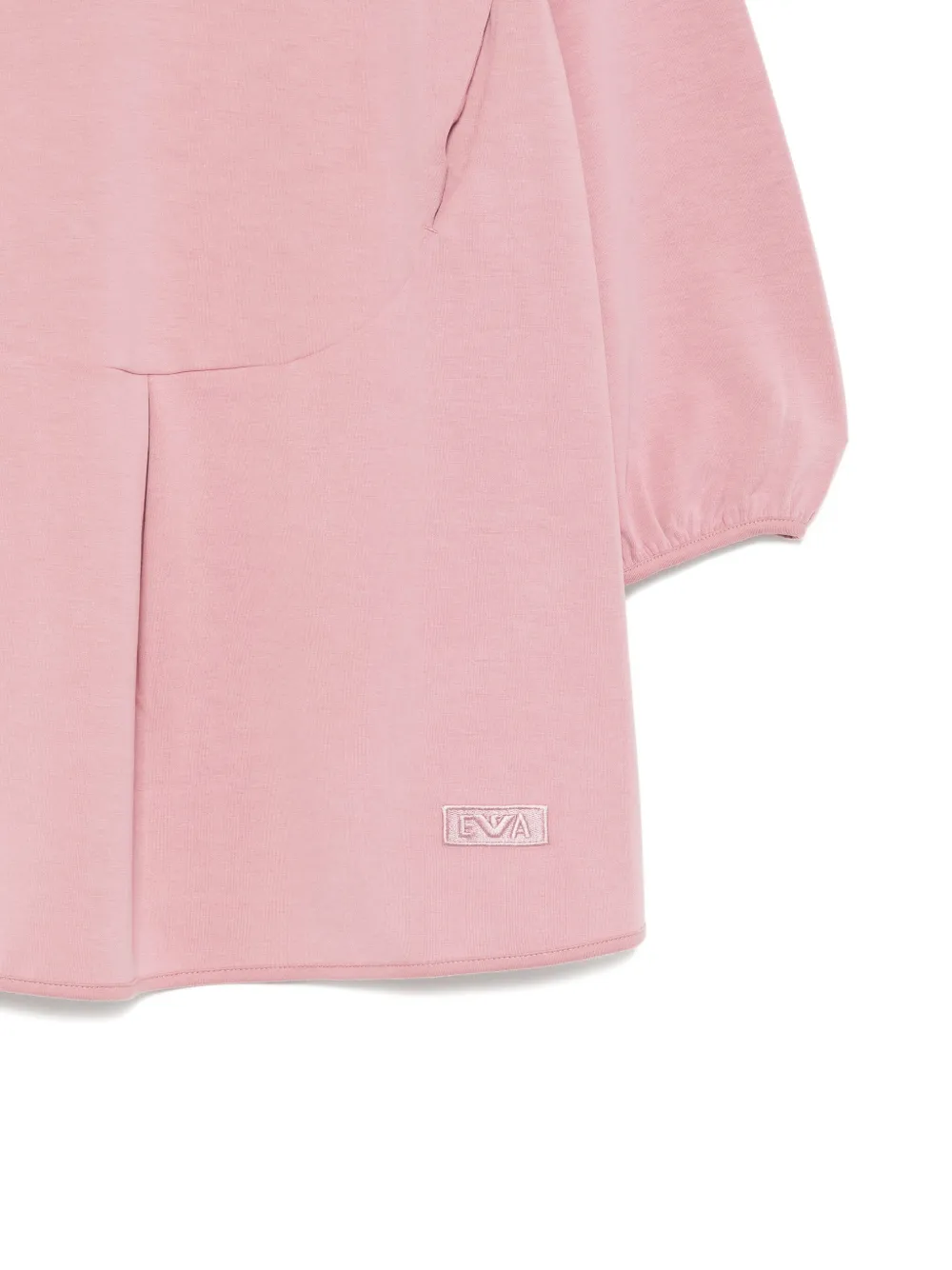 Платье с вышитым логотипом Emporio Armani Kids, розовый — фото 3