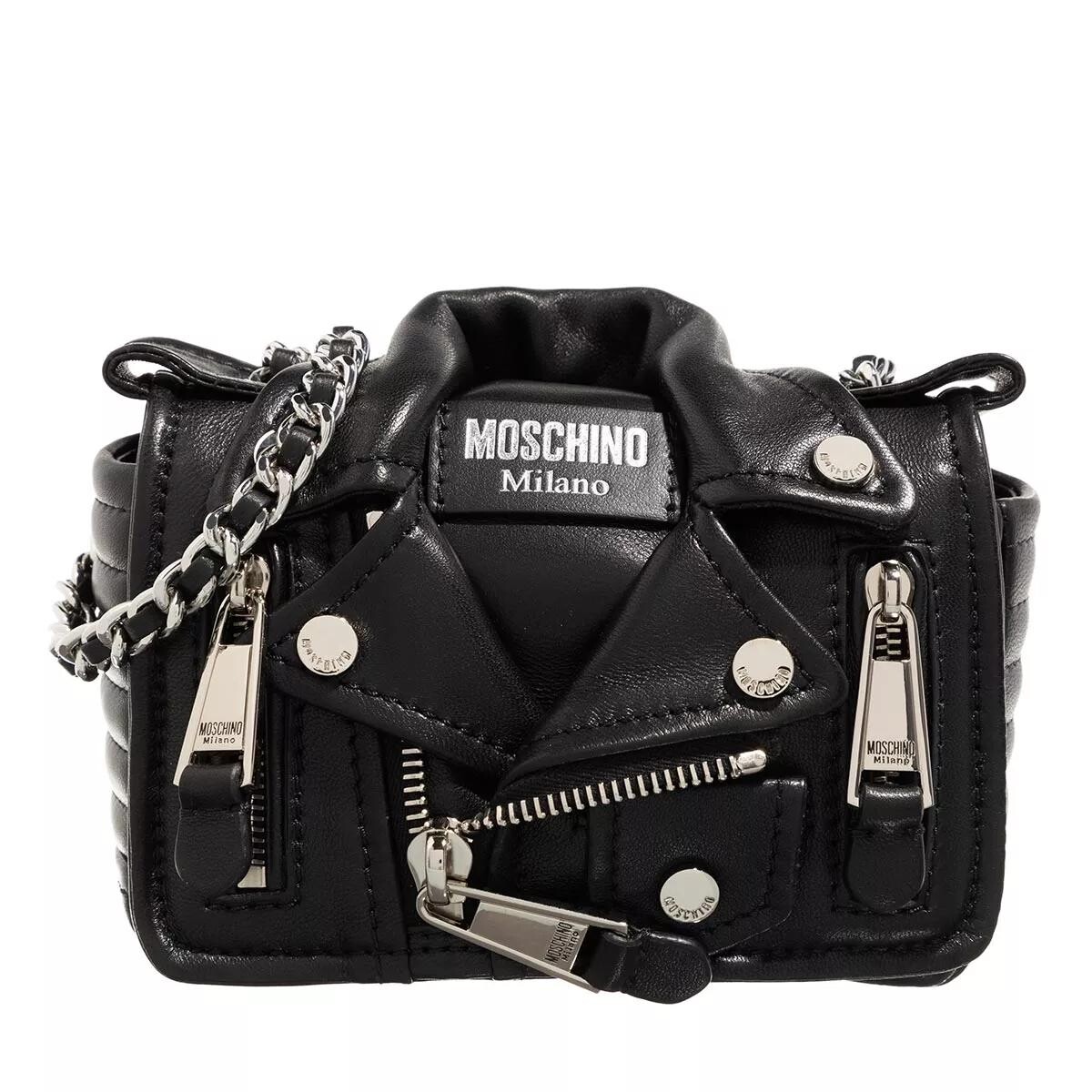 

Байкерская сумка nero Moschino, черный