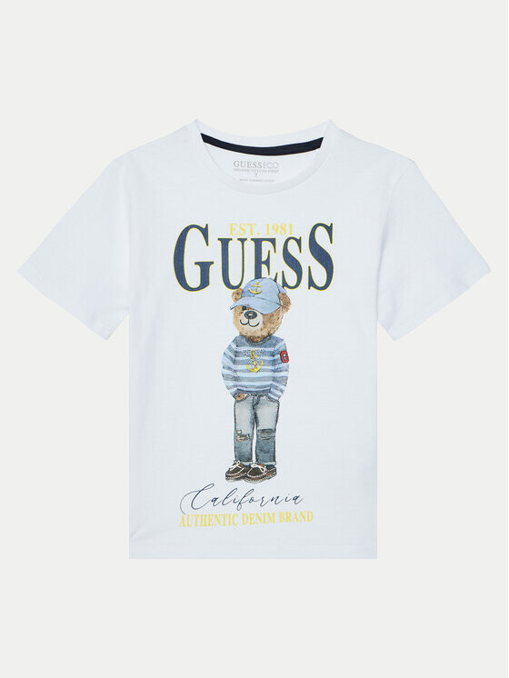 

Футболка стандартного кроя Guess, белый