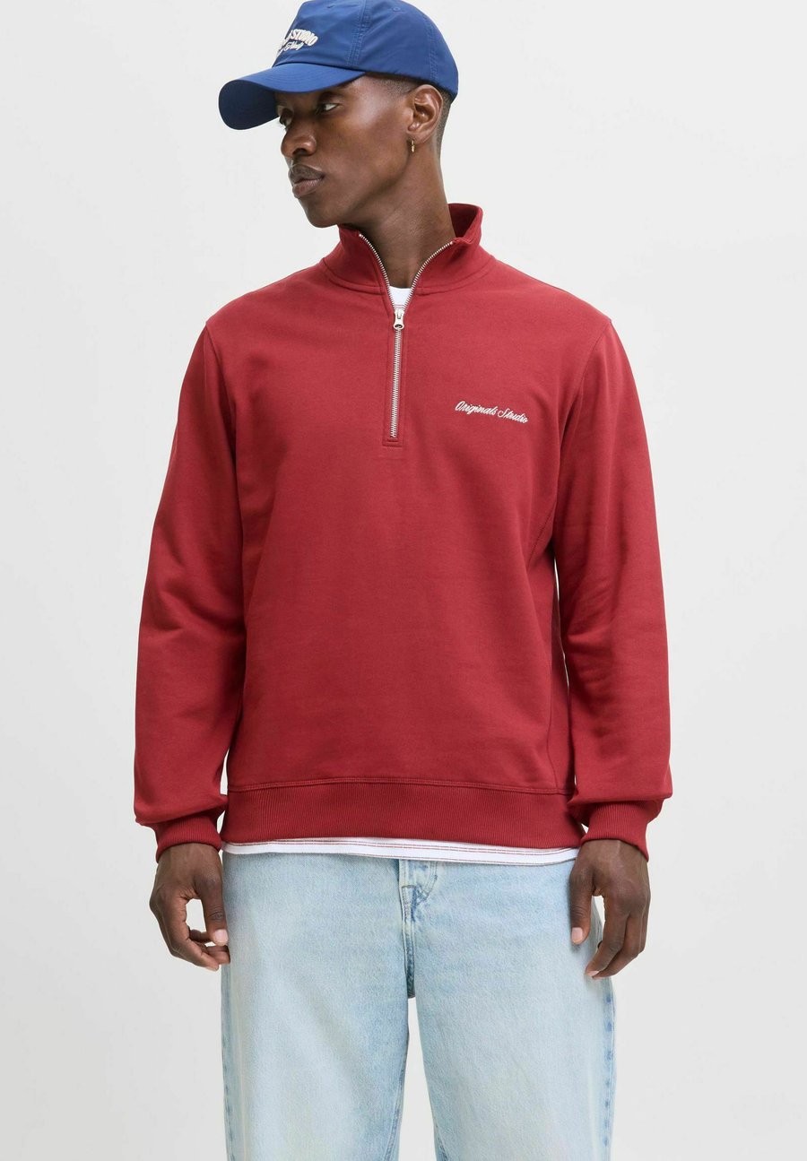 

Толстовка Jack & Jones JORNORREBRO HIGH NECK, Tibetan Red/Mottled Dark Red