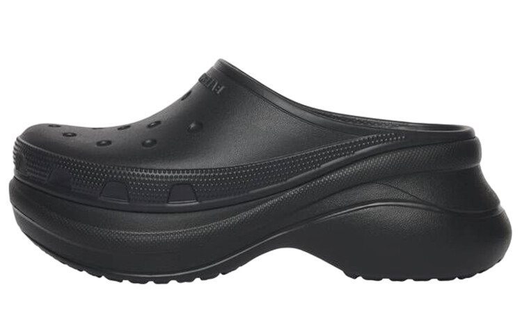 Женские мюли Balenciaga X Crocs, черный